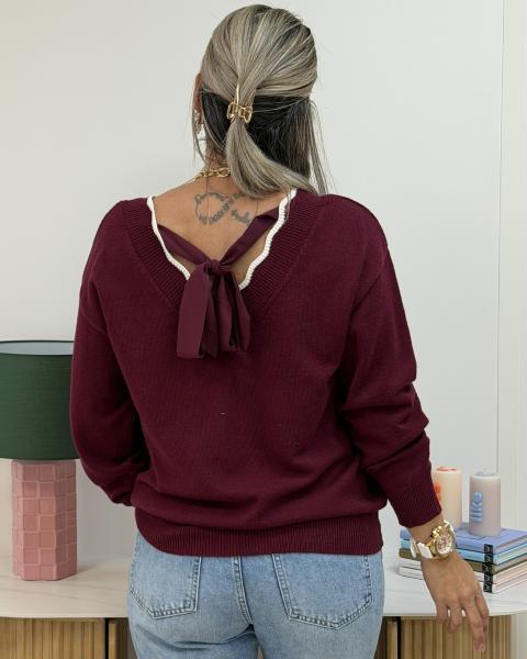 Pull Julianne bordeaux
