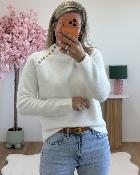 Pull Maya blanc