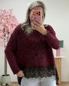 Pull Spencer bordeaux