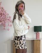 Jupe short leopard (du 34 au 40)