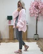 Gilet Alex rose clair