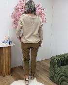 Pull jamais normal beige