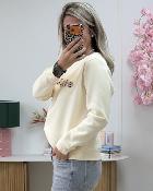 Sweat Bichette écru