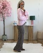 Pantalon cocooning choco