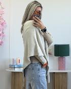 Poncho beige