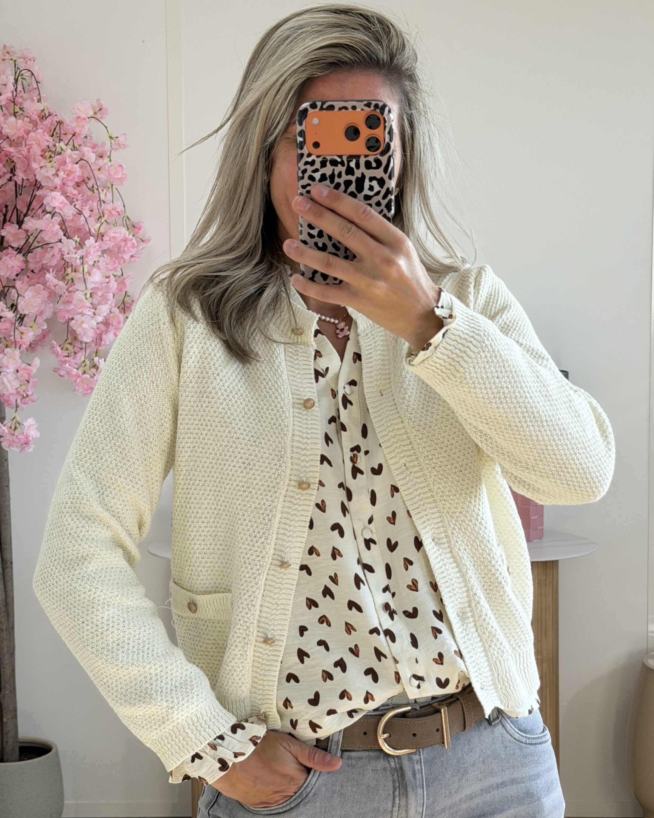 Gilet Heloise ecru