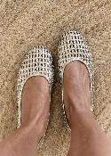 Ballerines dorées