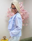 Blouse Louna bleue
