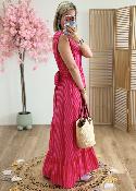 Robe Cameron fushia