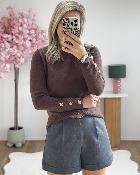 Short Cleo gris