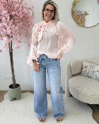 Blouse Cruz rose