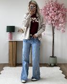 Tee shirt Karine bordeaux