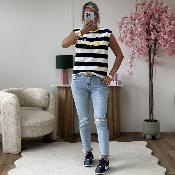 Tee shirt Lemon tea marine