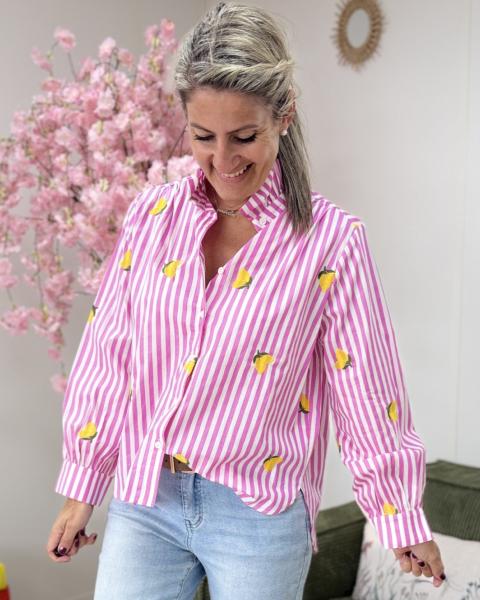 Chemise Lemon rose