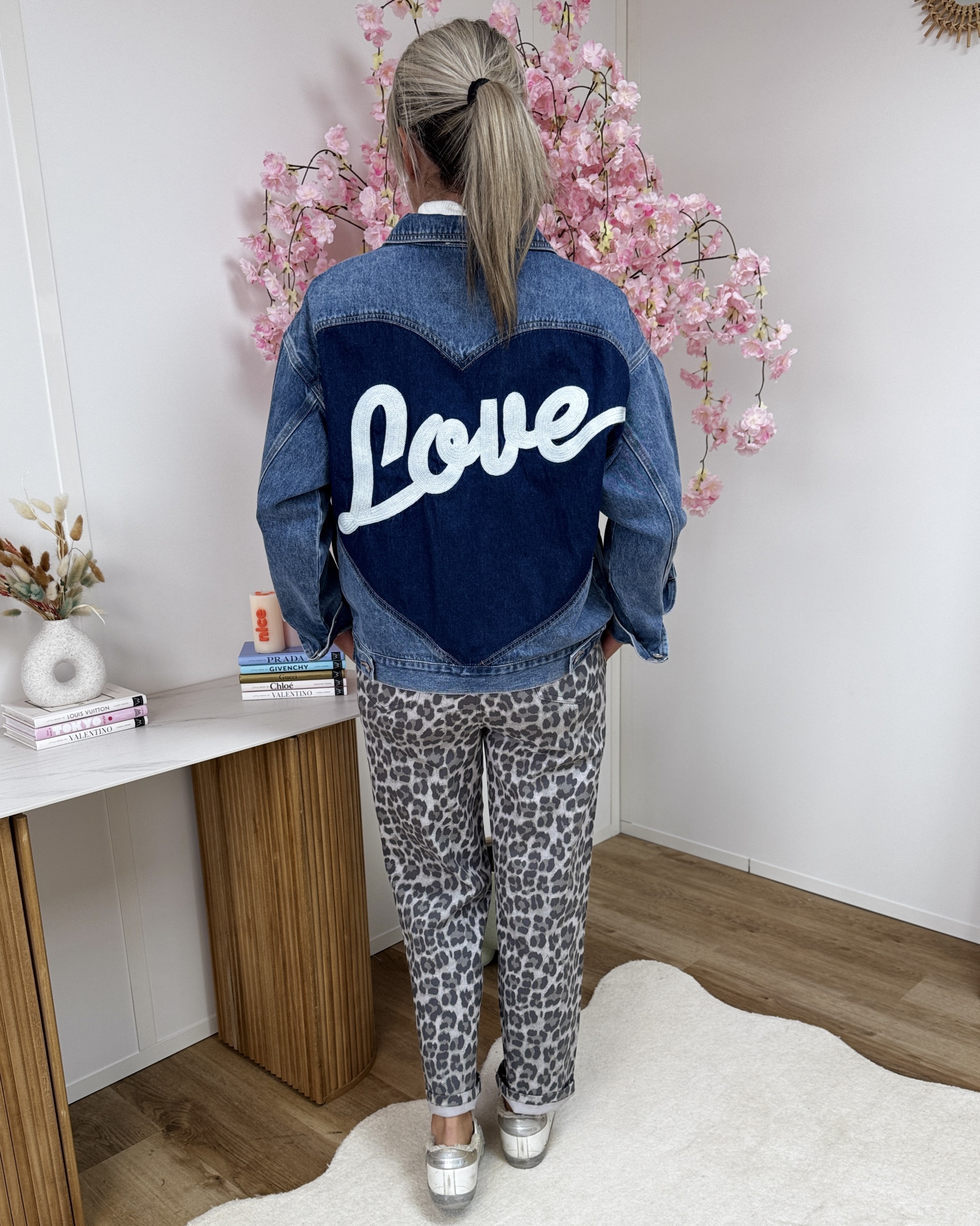 Veste en jeans Love