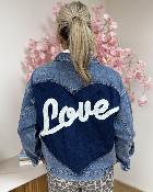 Veste en jeans Love