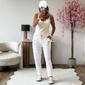 Pantalon Amour blanc