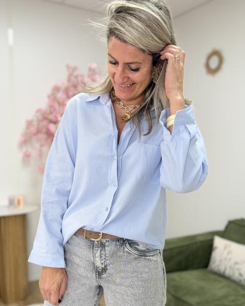 Chemise Melodie bleue