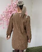 Robe velours avec strass