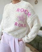 Pull Rock & roll ecru
