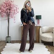 Pantalon Paula chocolat