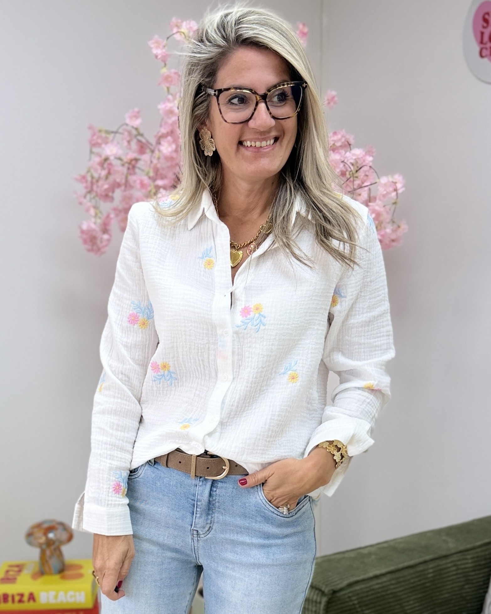 Chemise Scarlette jaune