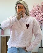 Pull Sabine rose