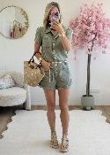 Combi short Lena kaki