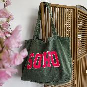 Sac en jeans kaki