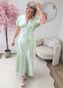Robe Melodie vert d'eau