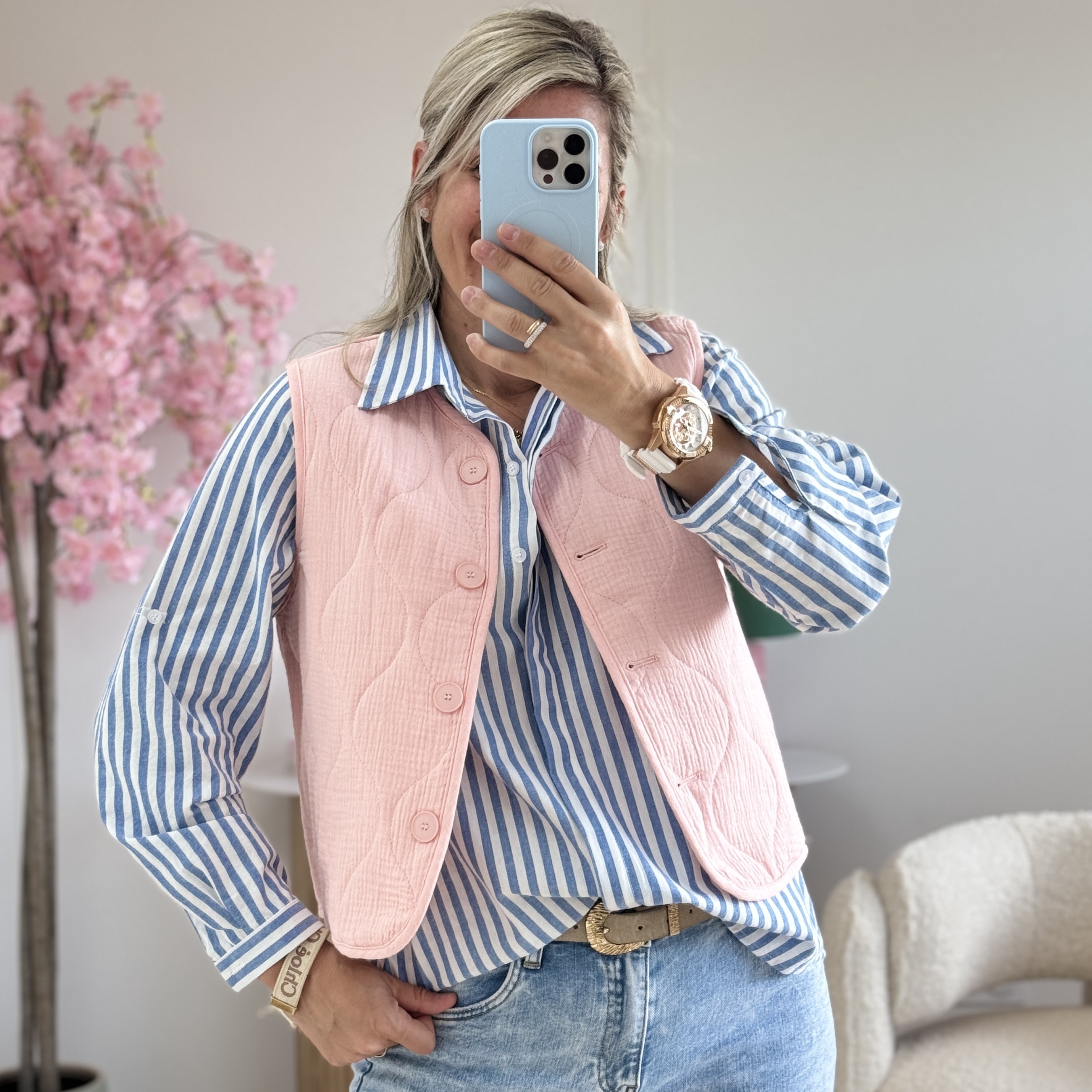 Gilet Marcus rose
