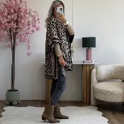 Gilet poncho leo