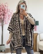 Gilet poncho leo