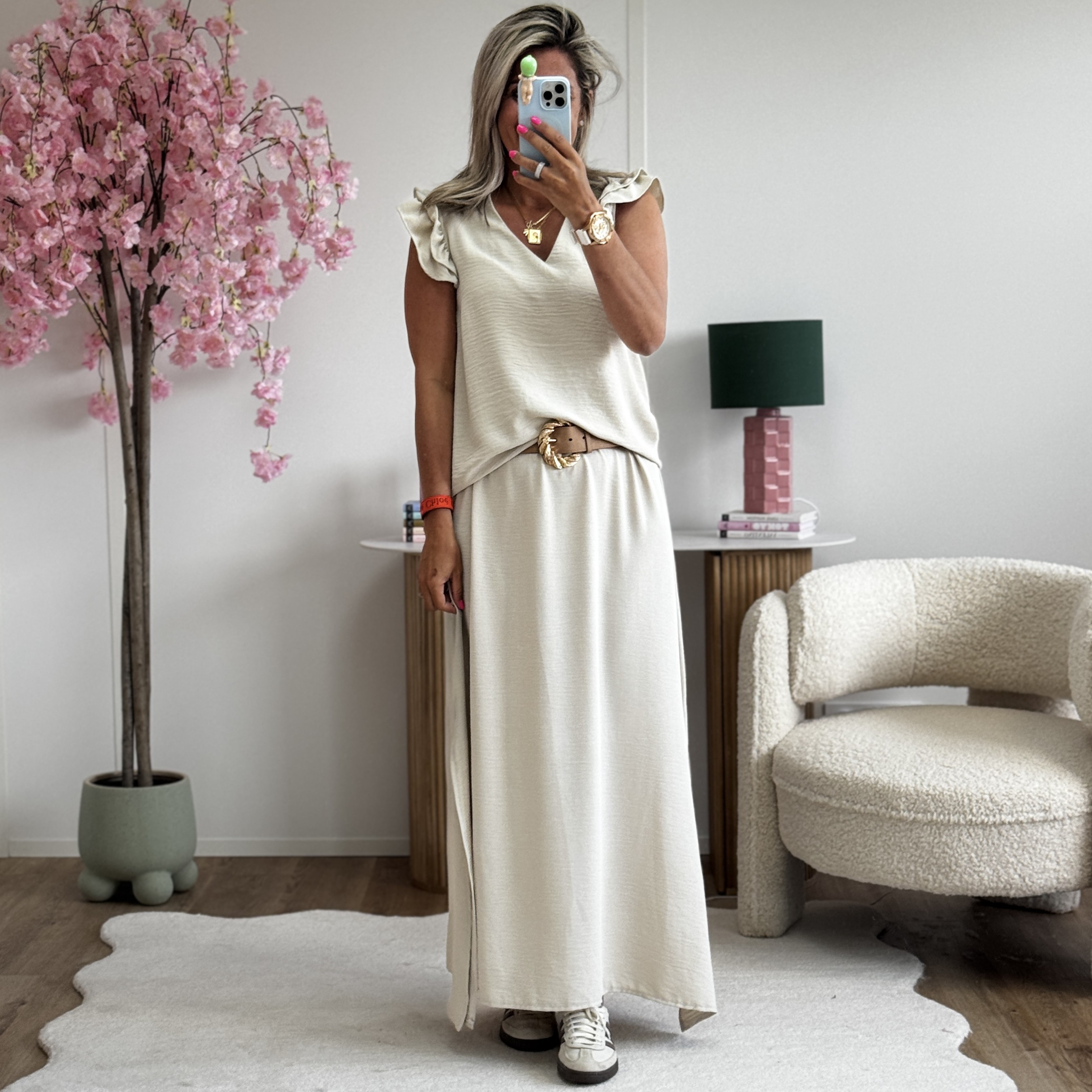 Jupe Armance beige