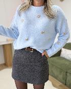 Jupe short Gwen grise