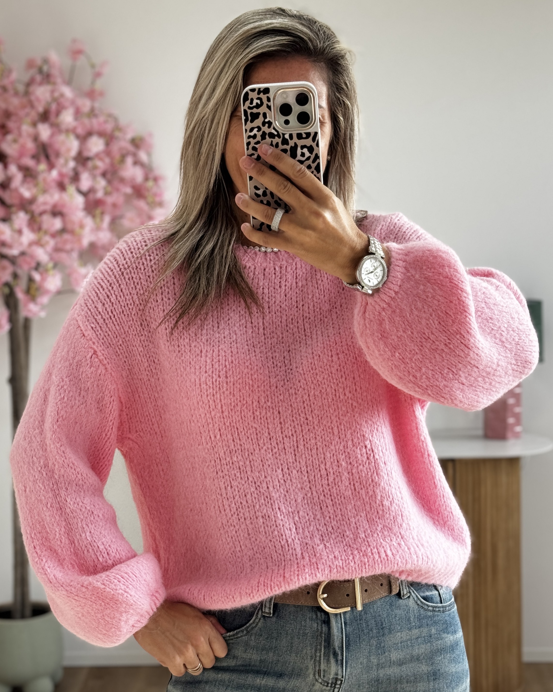 Pull Corentin rose