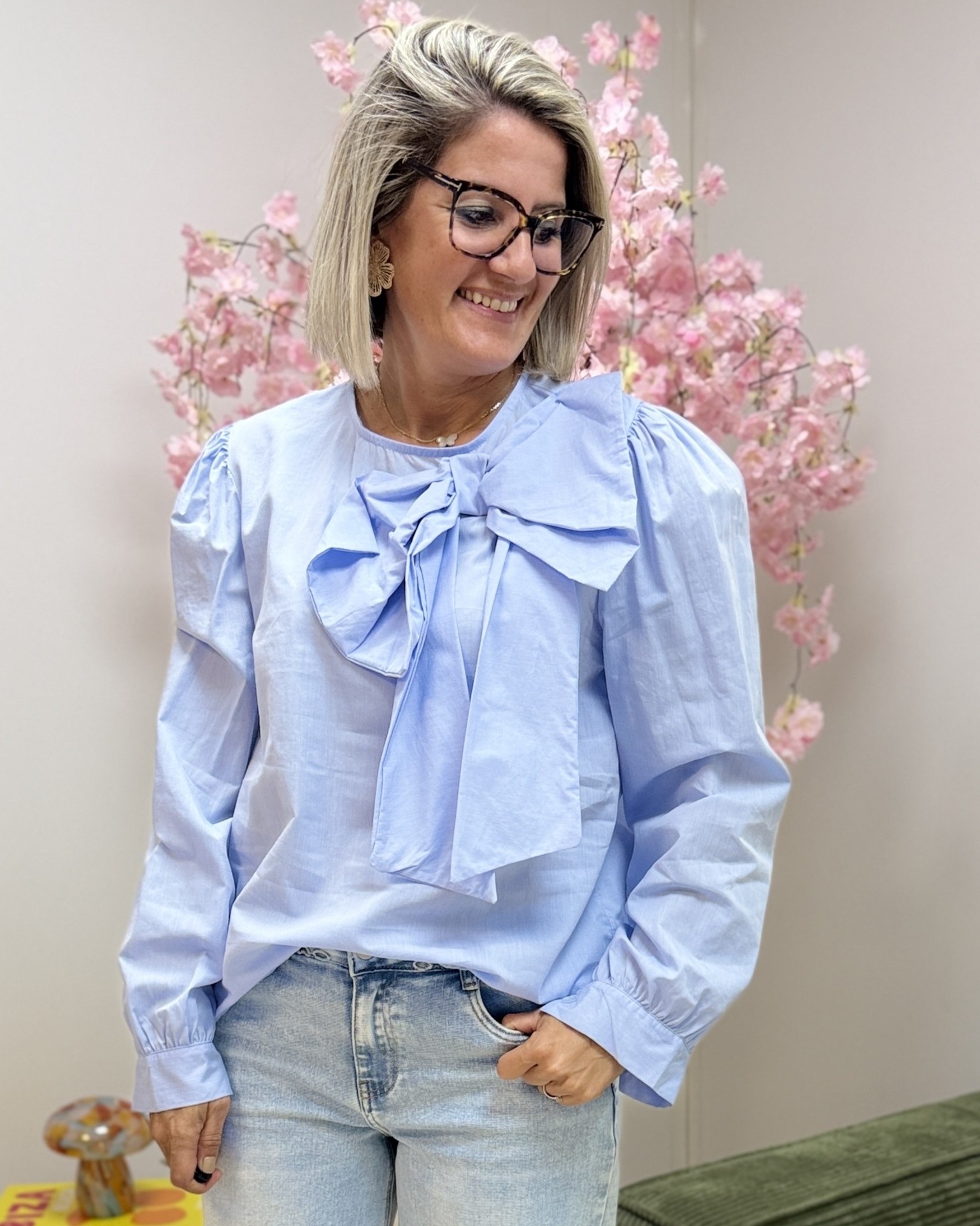 Blouse Louna bleue