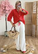 Pantalon Paula blanc