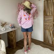 Chemise Love rose
