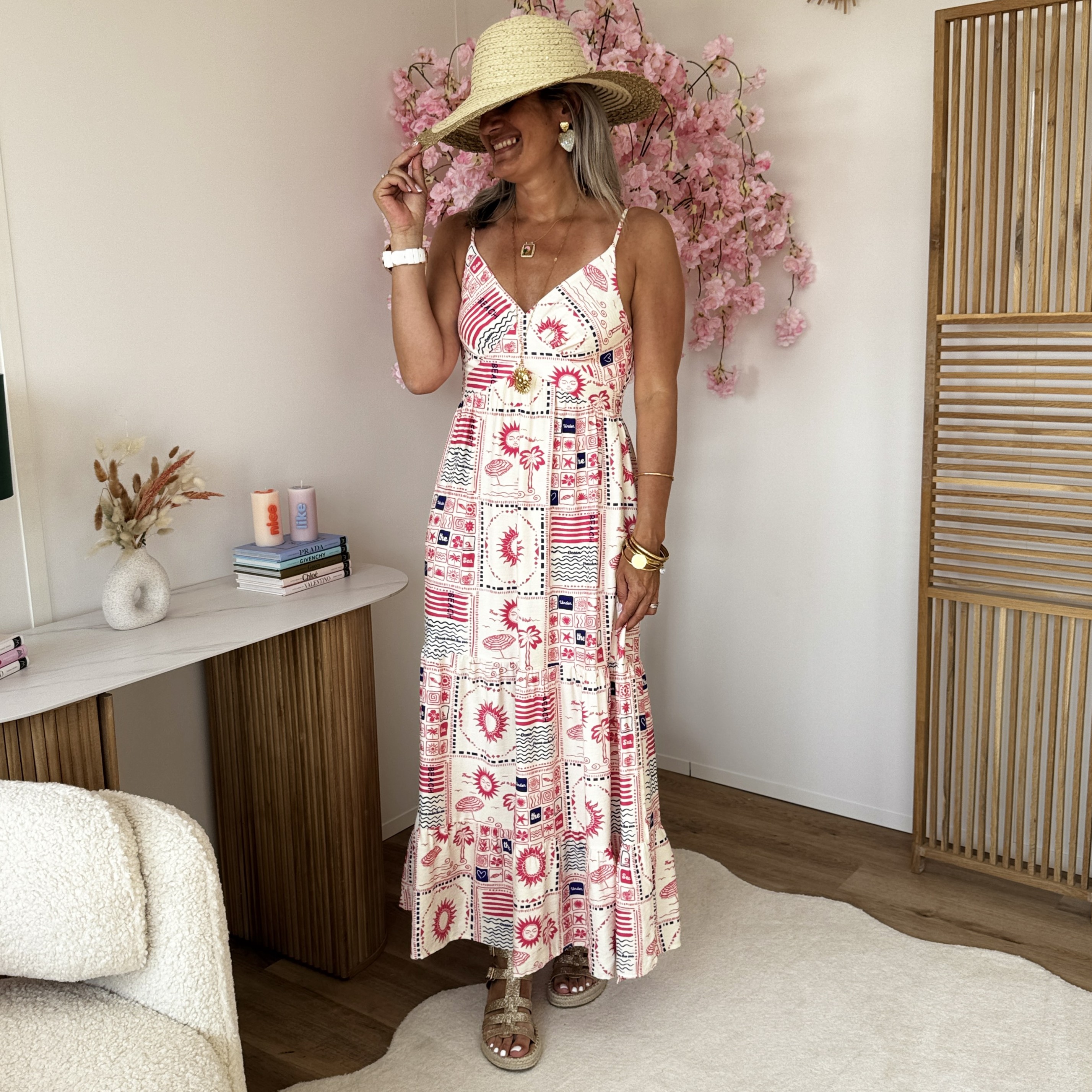 Robe Venise rose