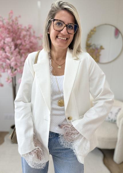 Blazer dentelle
