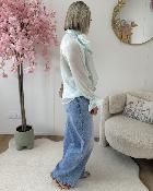 Blouse Cruz vert d eau