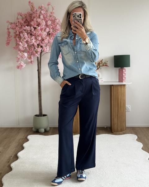 Pantalon Diego marine