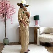 Pantalon Aurelie camel