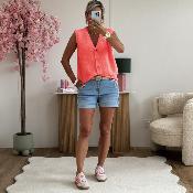 Gilet Jules corail