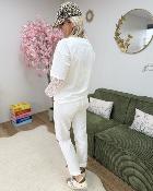 Tee shirt dentelle blanc