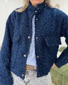 Bombers bouclettes marine