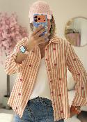 Chemise heart orange
