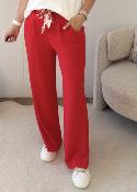 Pantalon Paula rouge