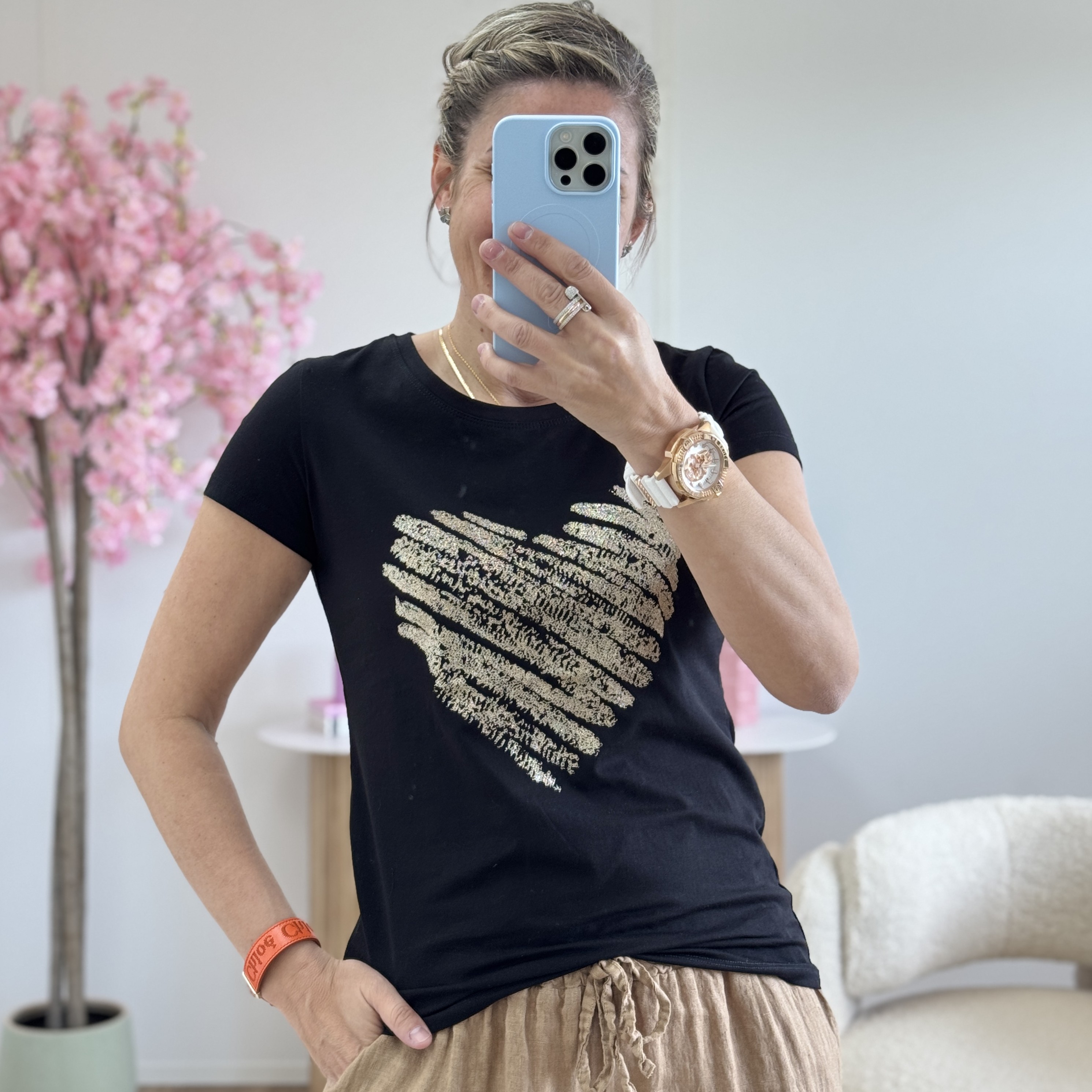 Tee shirt Wayne noir